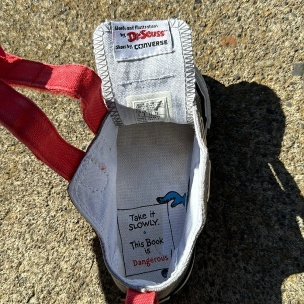 Dr Seuss Converse Kids Low All Star Chuck Taylor